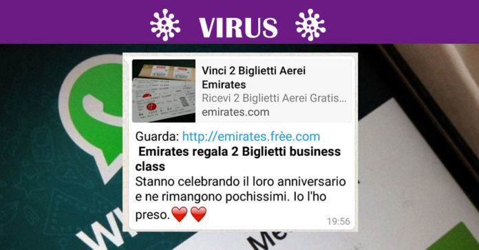 Emirates regala 2 biglietti