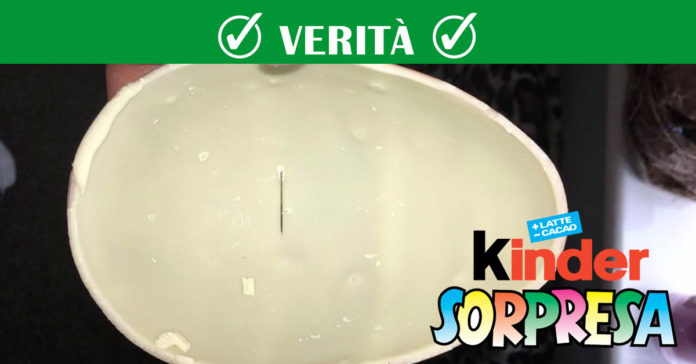 ago nell'ovetto Kinder ago nell'ovetto Kinder